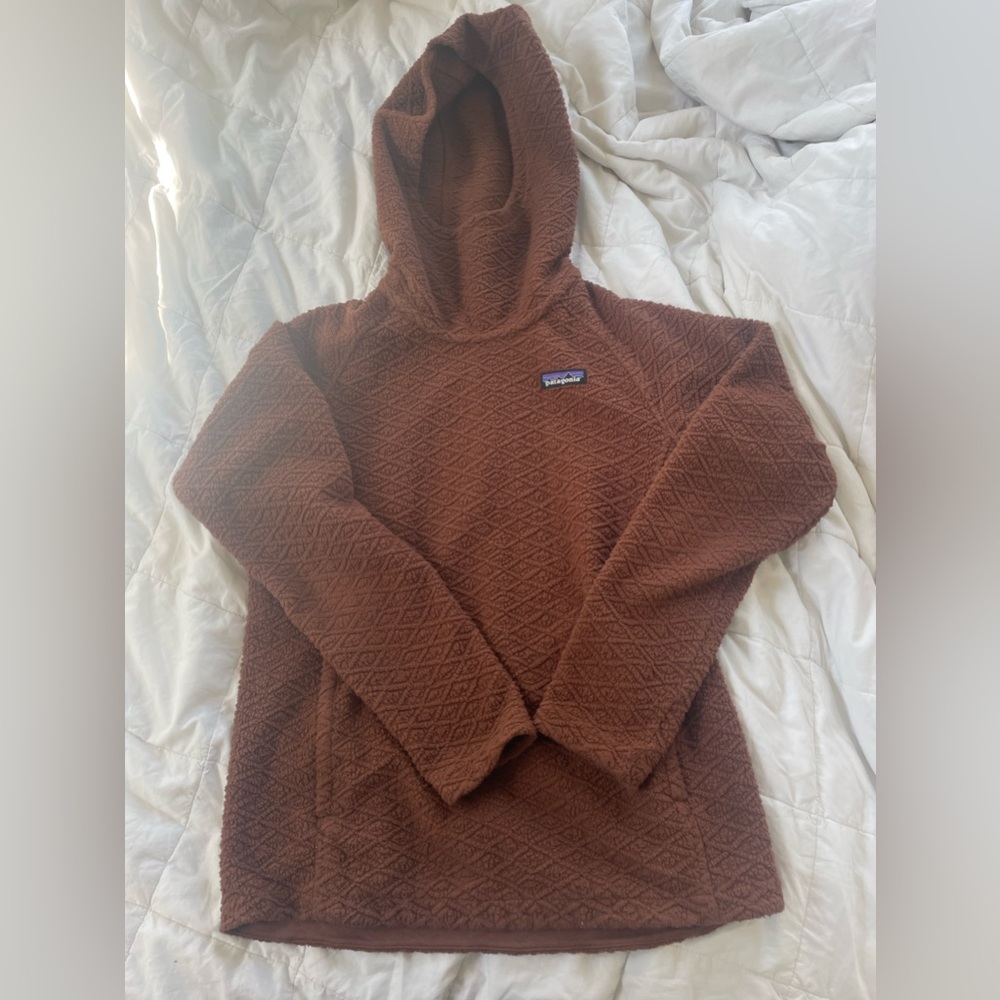 Patagonia Quilted Hooded Fleece Pullover